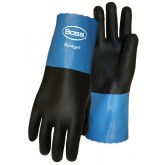 Chemguard+ Lightweight Neoprene Coated Glove with Cotton Knit Lining and 11" Long Pinked Cuff - Large